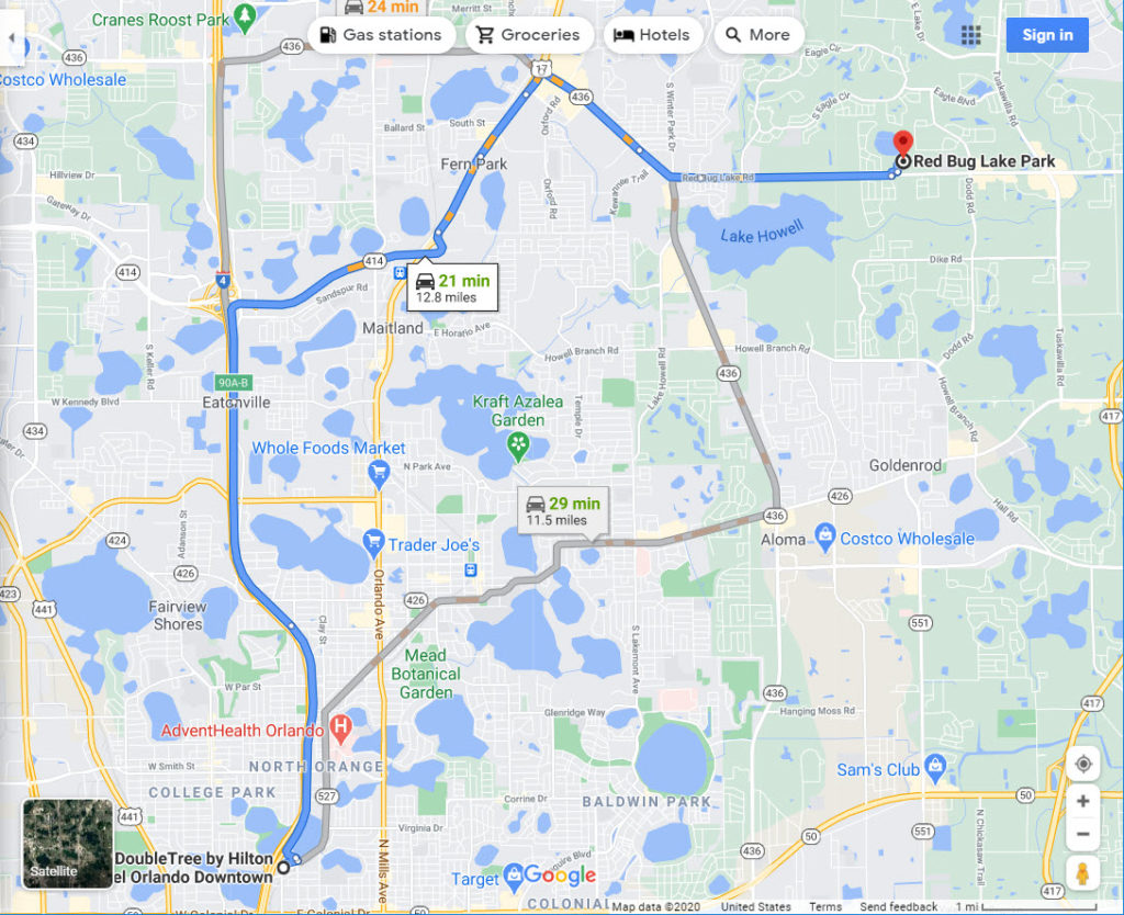 Directions Orlando Meltdown