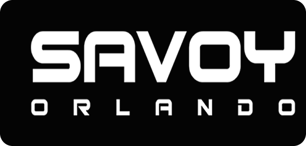 Savoy Orlando logo on black background
