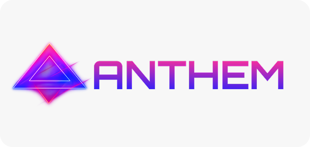 Triangle symbol with "ANTHEM" text